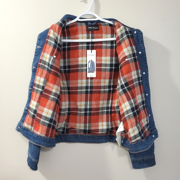 Parasuco - Flannel Lined Denim Jean Jacket - Size S (NWT) - Picture 6 of 8